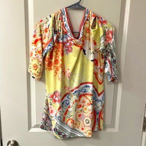 JM Collection Cold Shoulder Top Sz M Macy's